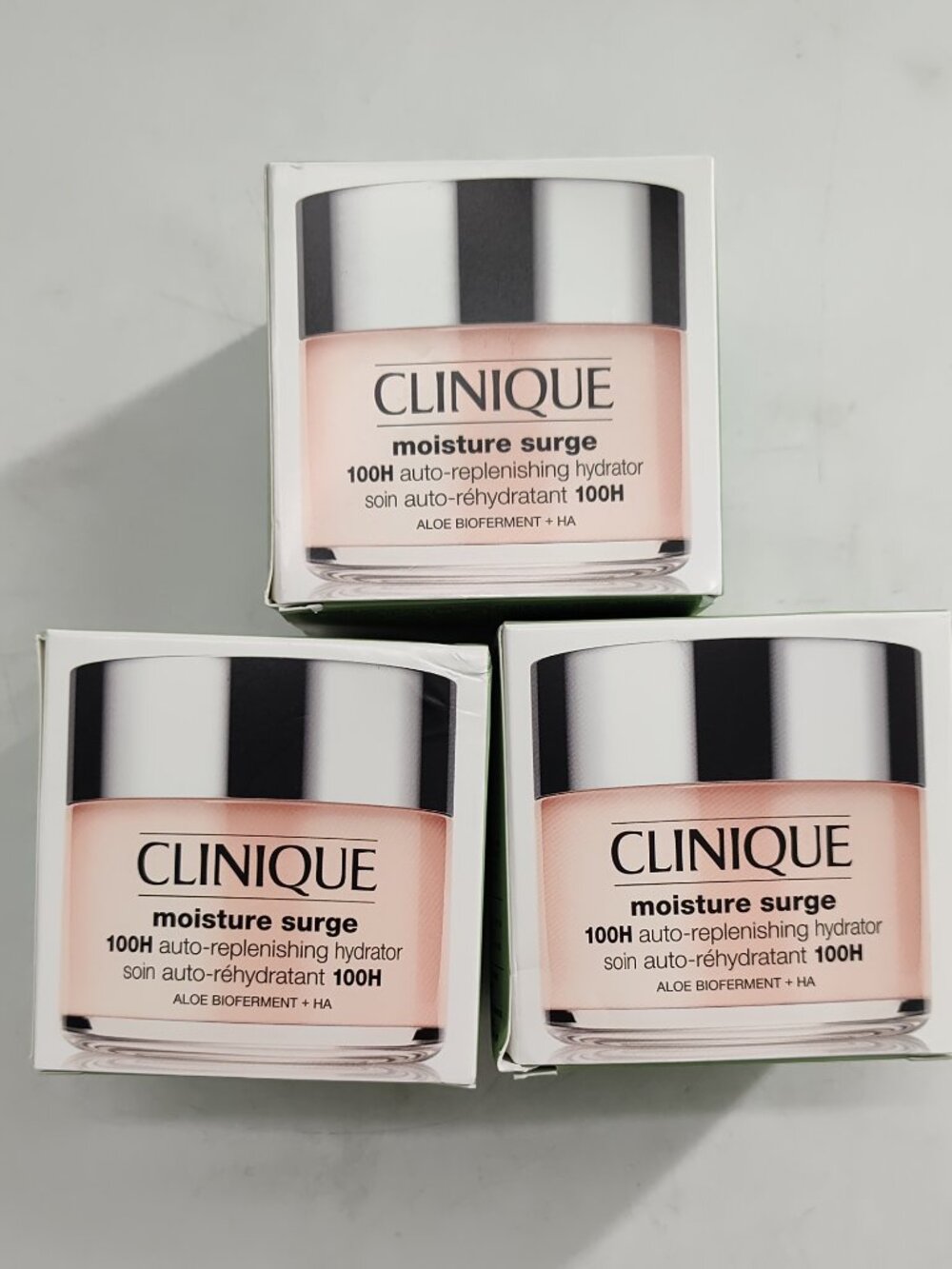 Clinique Moisture Surge Replenishing Hydrator Oil 4.2oz 3pk  PA#840-PA#841